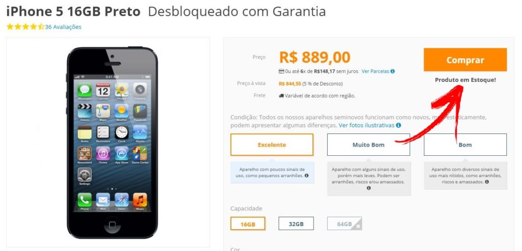 Cupom de Desconto Trocafone 01