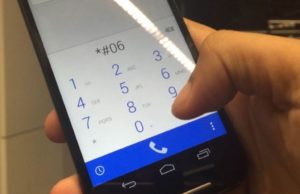 Digite o código *#06# para descobrir o IMEI do seu celular.