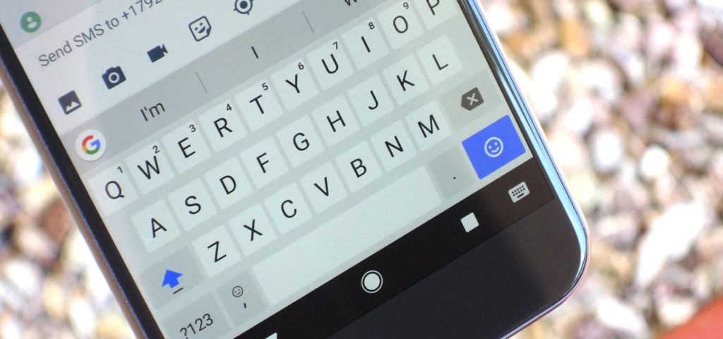Como descartar sugestões de palavras do teclado Gboard