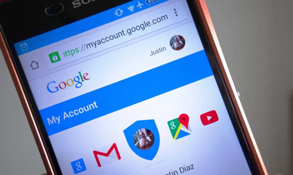 Conta Google - como desconectar sites e apps pelo Android