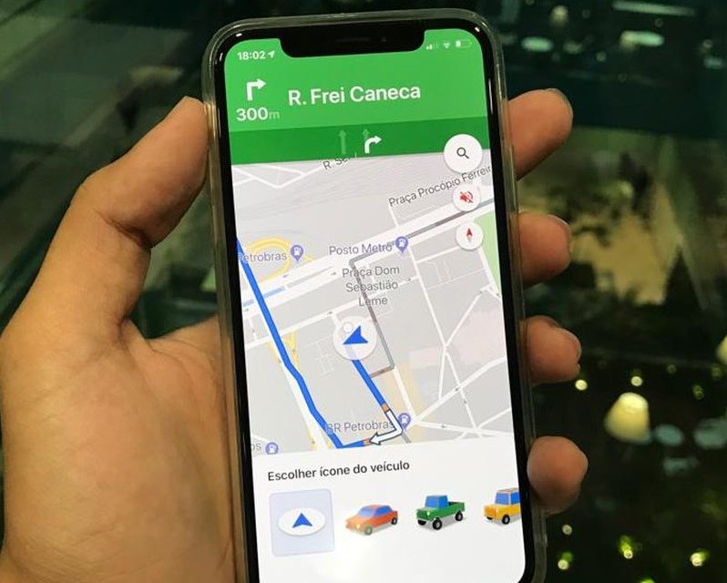 Google Maps permite trocar a cor da seta de percurso por carrinhos coloridos