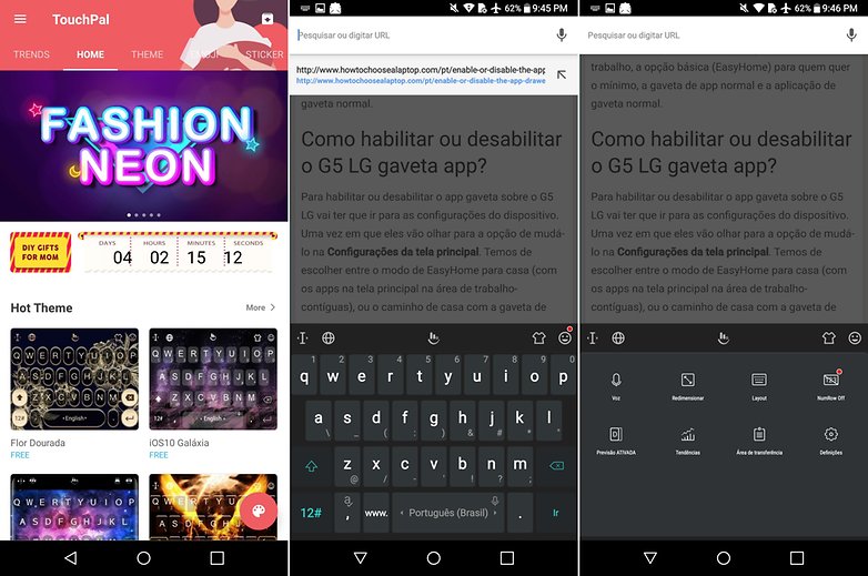 Os melhores clavier para Android, escolha o seu!