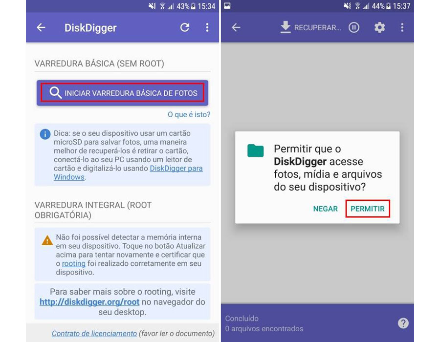 3 passos para recuperar fotos no Android