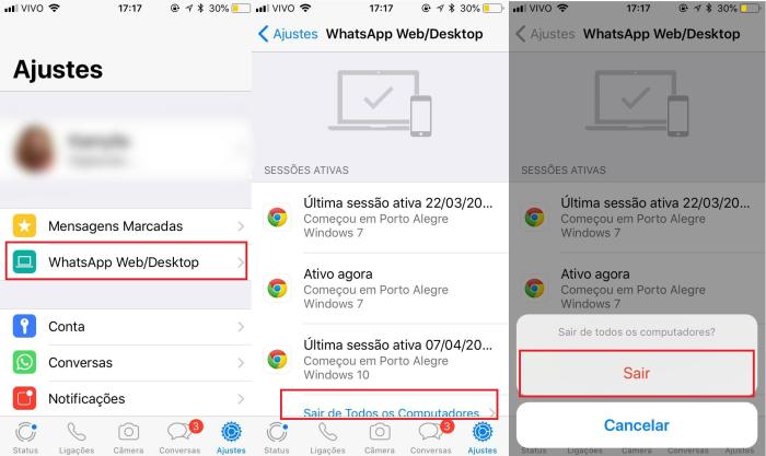 Descubra se suas mensagens estão sendo lidas no WhatsApp Web/Desktop