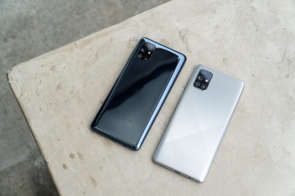 Comparação Galaxy M51 Vs. Samsung Galaxy A71