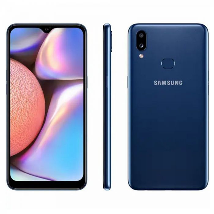 Imagem mostrando um Galaxy A10.