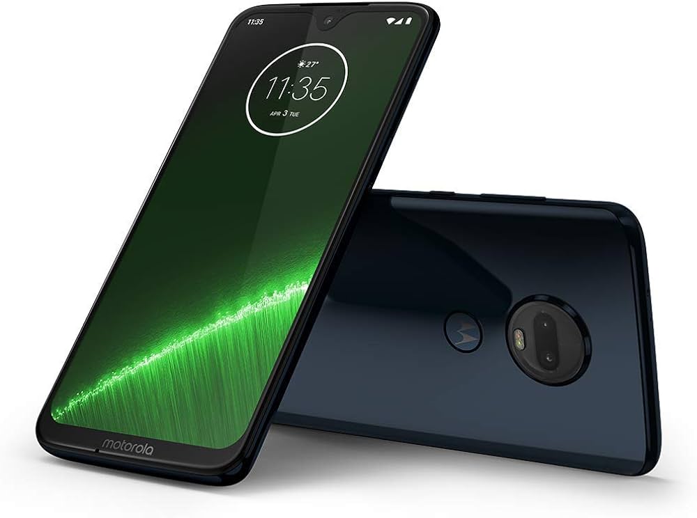 Imagem mostrando um Moto G7 Plus.