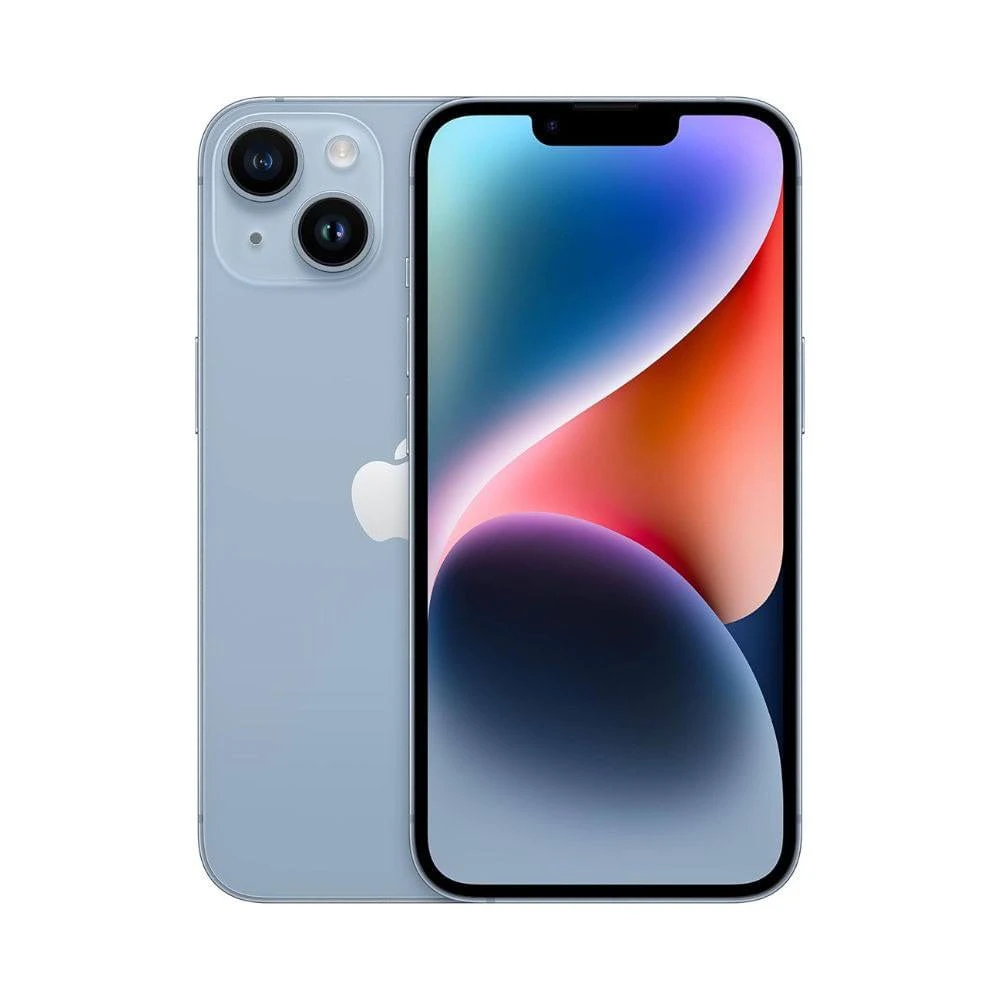 Smartphone Apple iPhone com tela iluminada e câmera traseira visível, em destaque para oferecer garantia estendida e maior segurança do aparelho.